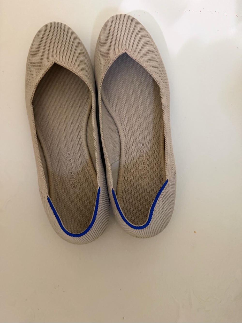 Beige Rothy’s Flats Shoes Size 9